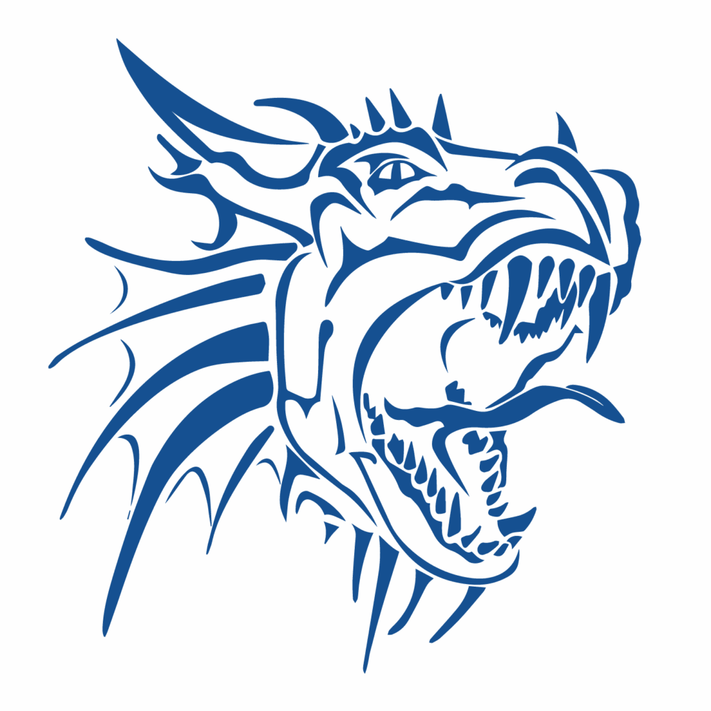 Assumption College - Damian Dragons House Logo